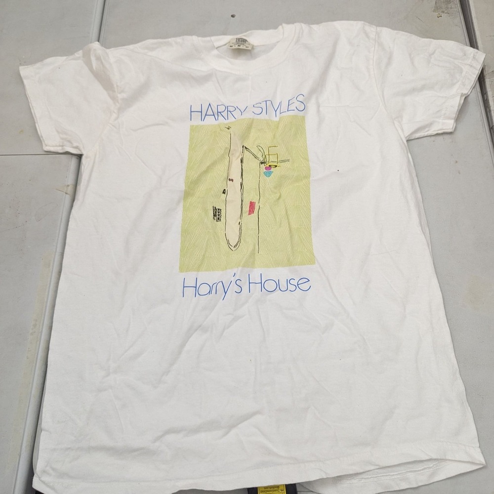 Harry Styles Harry's House One Direction Rare Abstract Merch Tee‎ Shirt sz m